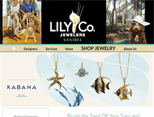 Tablet Screenshot of lilyjewelers.com